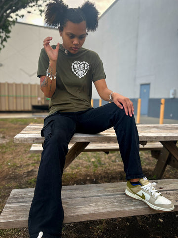 Scripture Tee - Olive