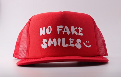 “No Fake Smile”- Cap(Red)