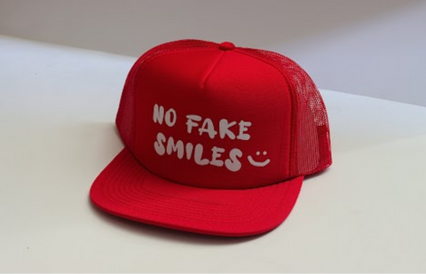 “No Fake Smile”- Cap(Red)