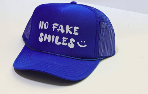 “No Fake Smile”- Cap(Blue)