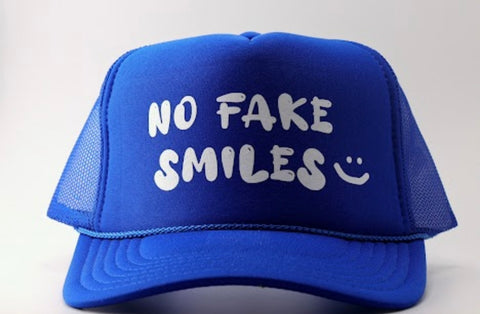 “No Fake Smile”- Cap(Blue)