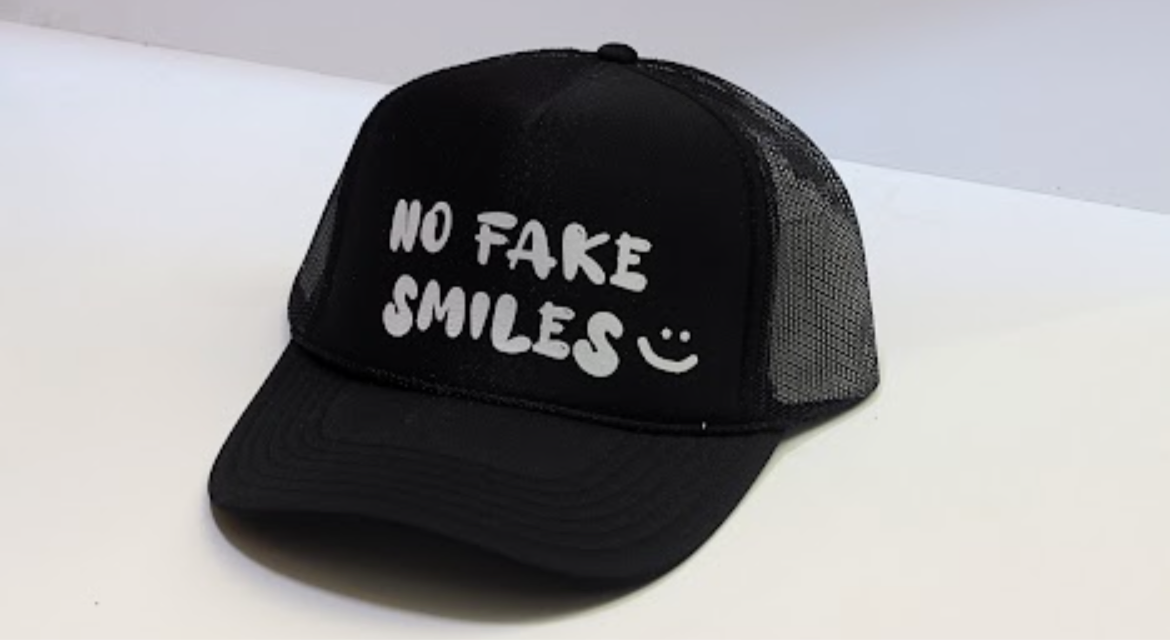 “No Fake Smile”- Cap(Black)