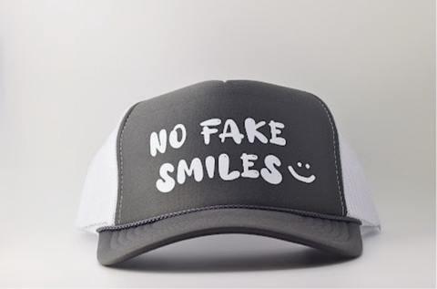 “No Fake Smile”- Cap(Grey)