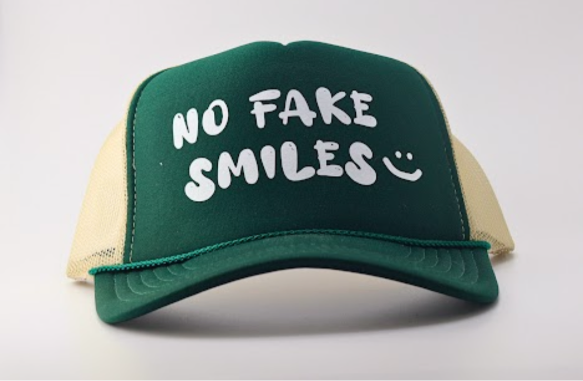 “No Fake Smile”- Cap(Green)