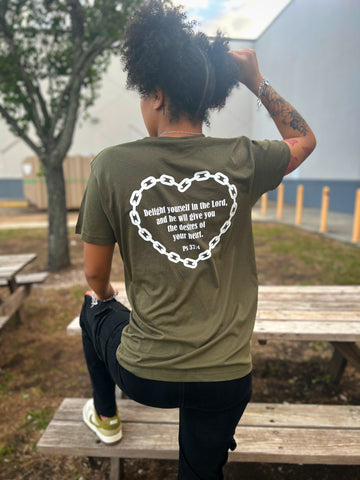 Scripture Tee - Olive