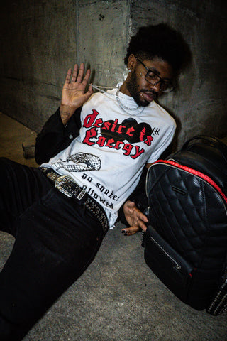 No Snakes Allowed - White Tee