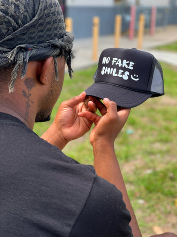 “No Fake Smile”- Cap(Black)