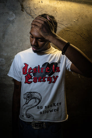 No Snakes Allowed - White Tee