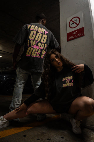 “Thank God” Tee - 🩷Pink🩷