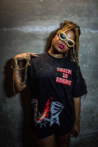 “Freedom” - Acid Wash Tee