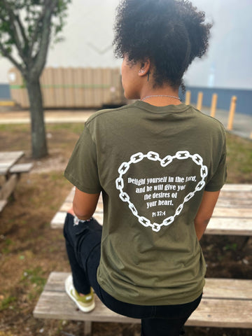 Scripture Tee - Olive