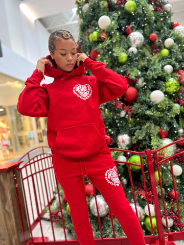 OG Hoodie Set - Red♥️