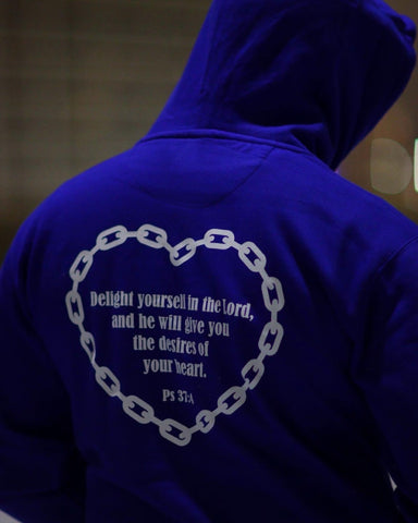 Scripture Hoodie - Blue