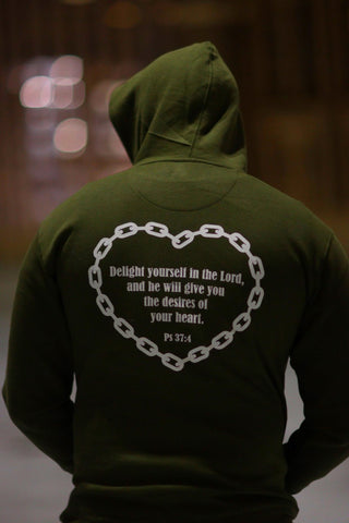 Scripture Hoodie - Olive